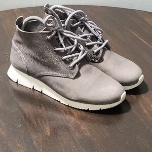 Kodiak Canada Boots Chukka Women's Size 7.5 Grey Nubuck Leather Lace Up 419103GY